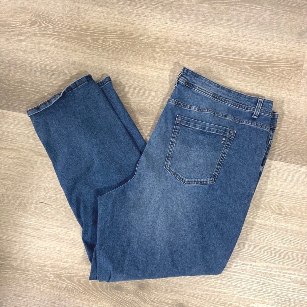 The Perfect Jean NYC Athletic Fit Mens 44x31 Denim Stretch‎ Jeans JUXT3NAMA32